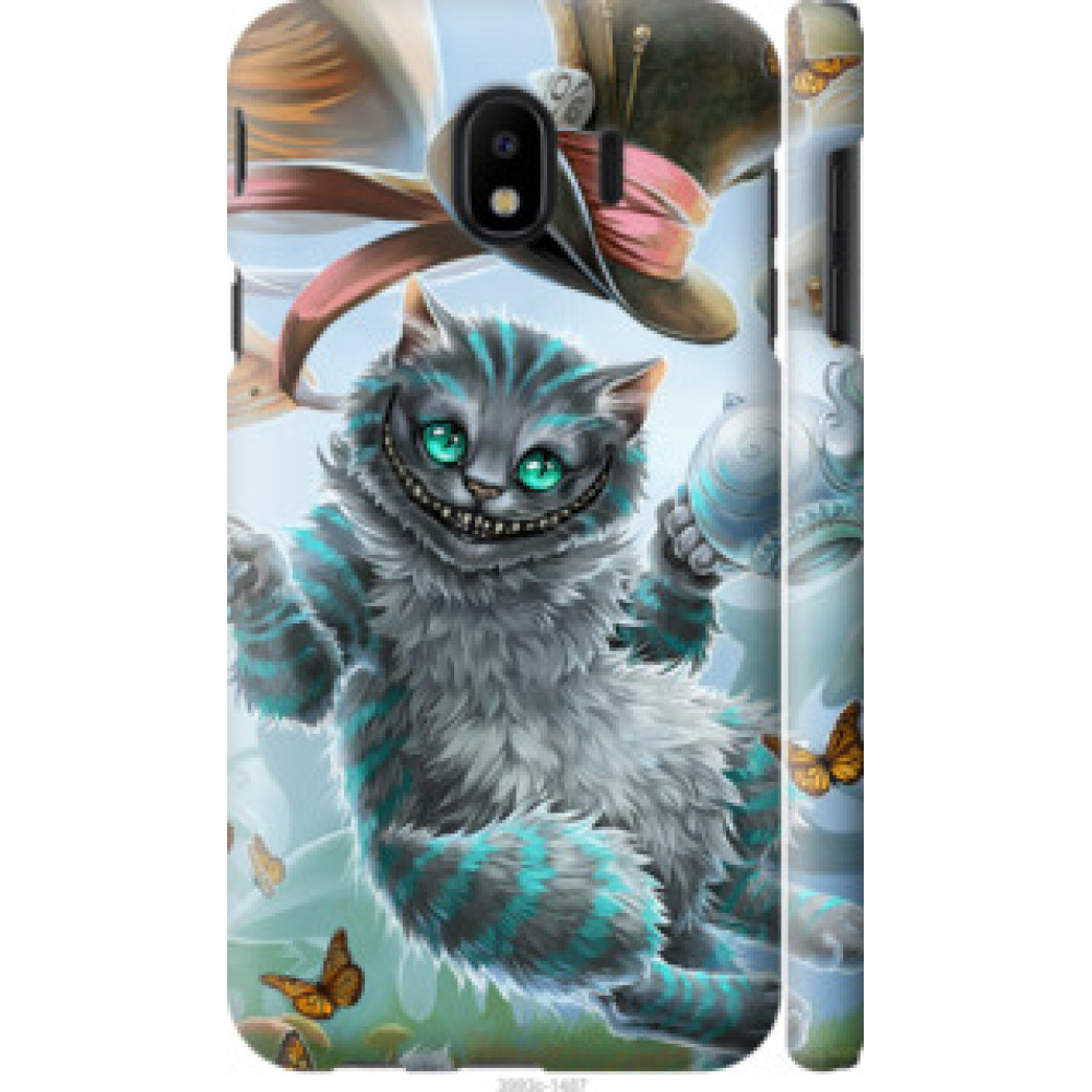 Чехол на Samsung Galaxy J4 2018 Чеширский кот 2 (3993c-1487)