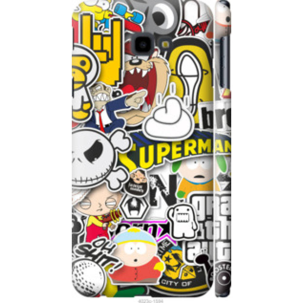 Чехол на Samsung Galaxy J4 Plus 2018 Popular logos (4023c-1594)
