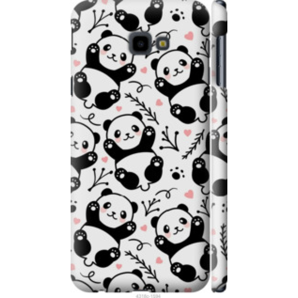 Чехол на Samsung Galaxy J4 Plus 2018 Панды (4318c-1594)