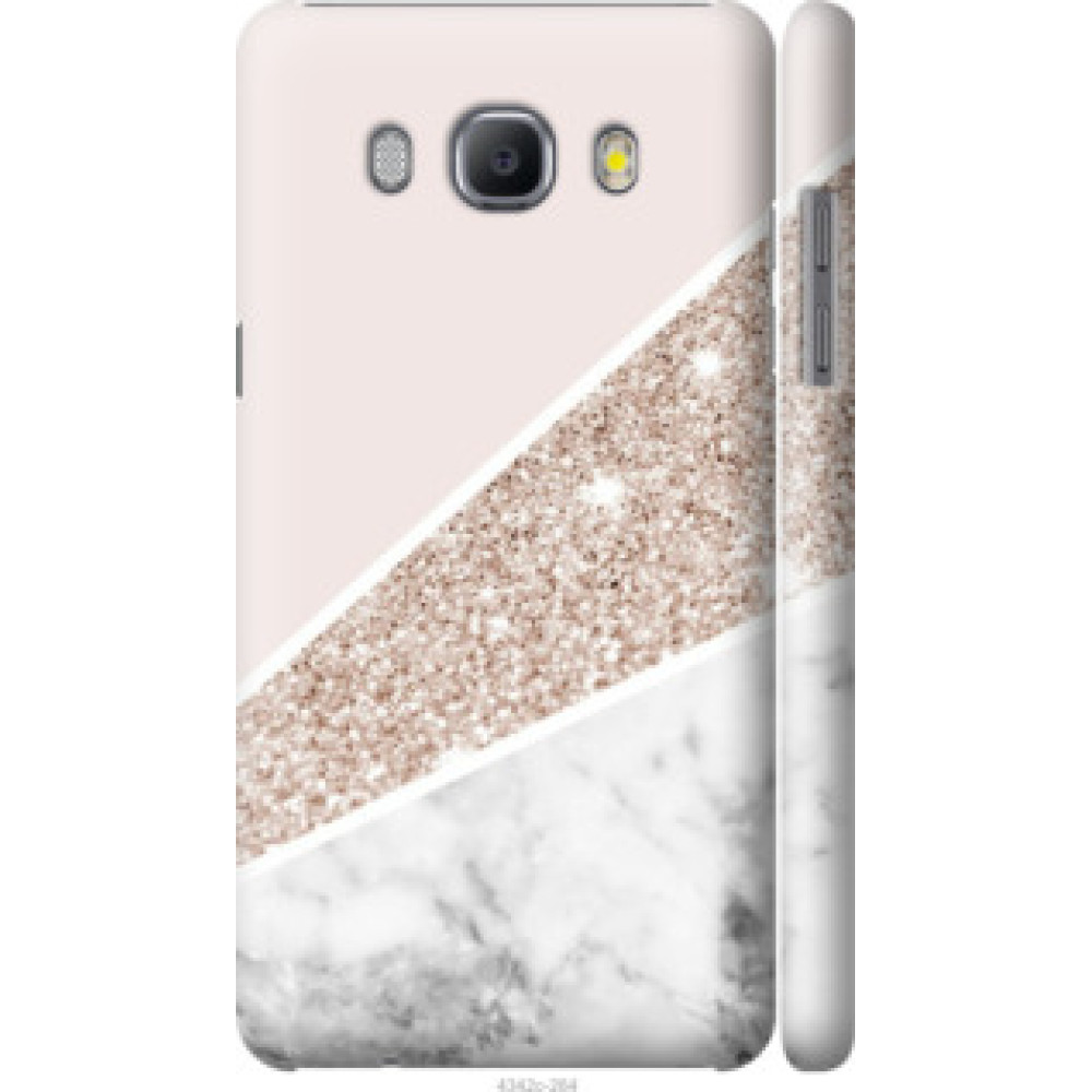 Чехол на Samsung Galaxy J5 (2016) J510H Пастельный мрамор (4342c-264)