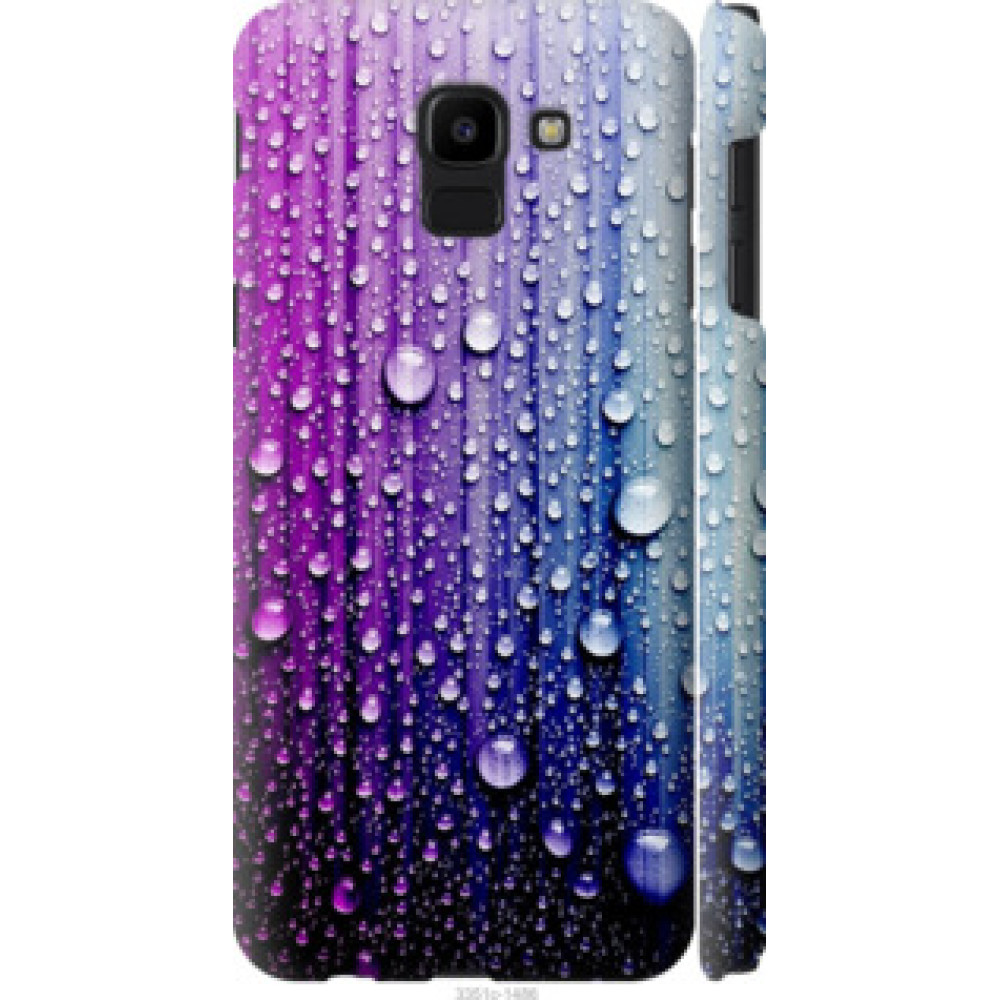 Чехол на Samsung Galaxy J6 2018 Капли воды (3351c-1486)
