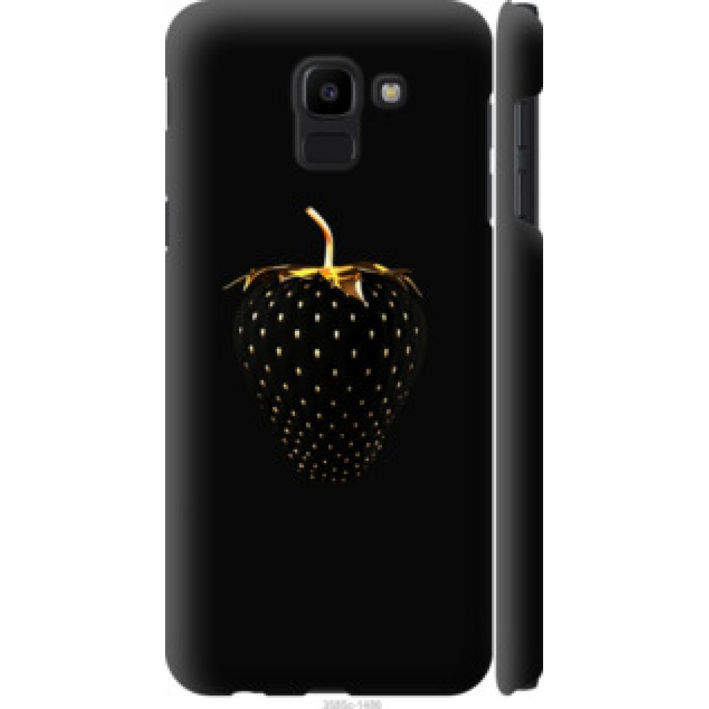 Чехол на Samsung Galaxy J6 2018 Черная клубника (3585c-1486)