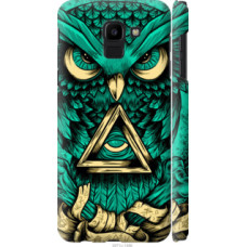 Чехол на Samsung Galaxy J6 2018 Сова Арт-тату (3971c-1486)