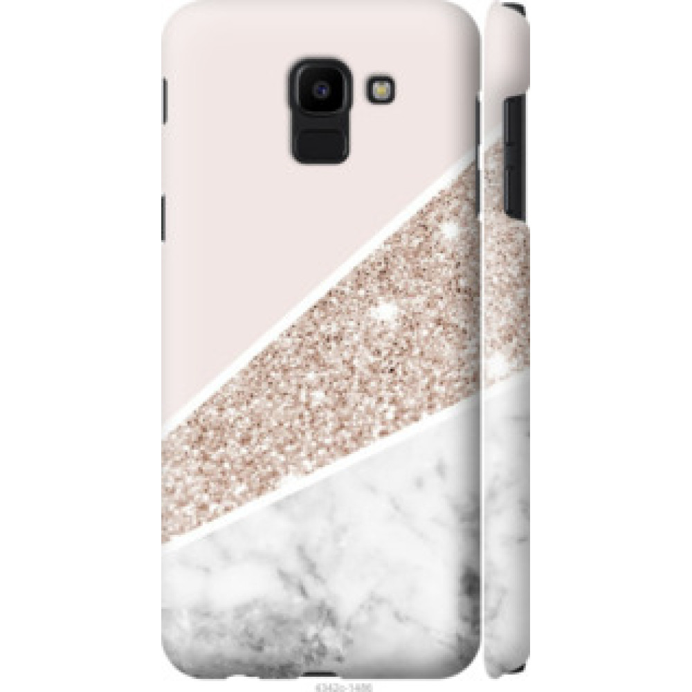 Чехол на Samsung Galaxy J6 2018 Пастельный мрамор (4342c-1486)