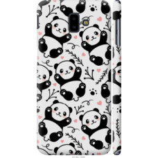 Чехол на Samsung Galaxy J6 Plus 2018 Панды (4318c-1586)
