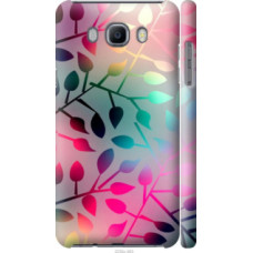 Чехол на Samsung Galaxy J7 (2016) J710F Листья (2235c-263)