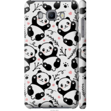 Чехол на Samsung Galaxy J7 (2016) J710F Панды (4318c-263)