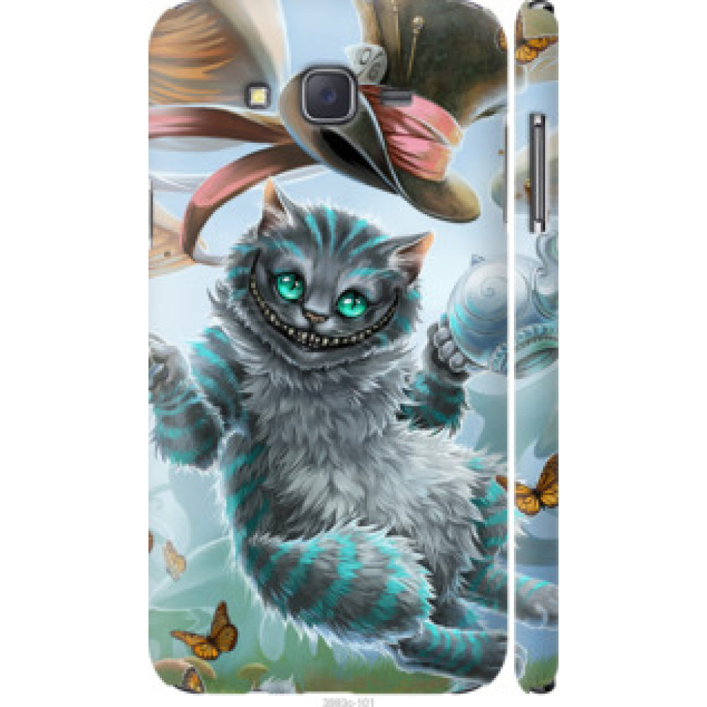 Чехол на Samsung Galaxy J7 J700H Чеширский кот 2 (3993c-101)