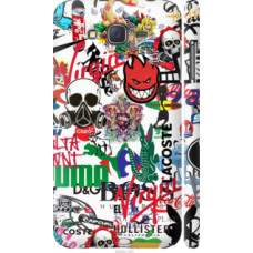 Чехол на Samsung Galaxy J7 J700H Many different logos (4022c-101)