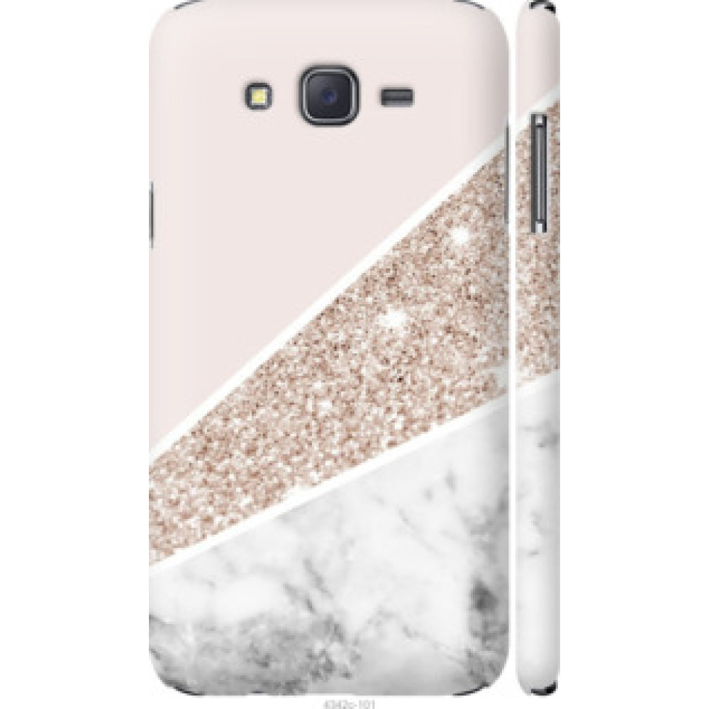 Чехол на Samsung Galaxy J7 J700H Пастельный мрамор (4342c-101)