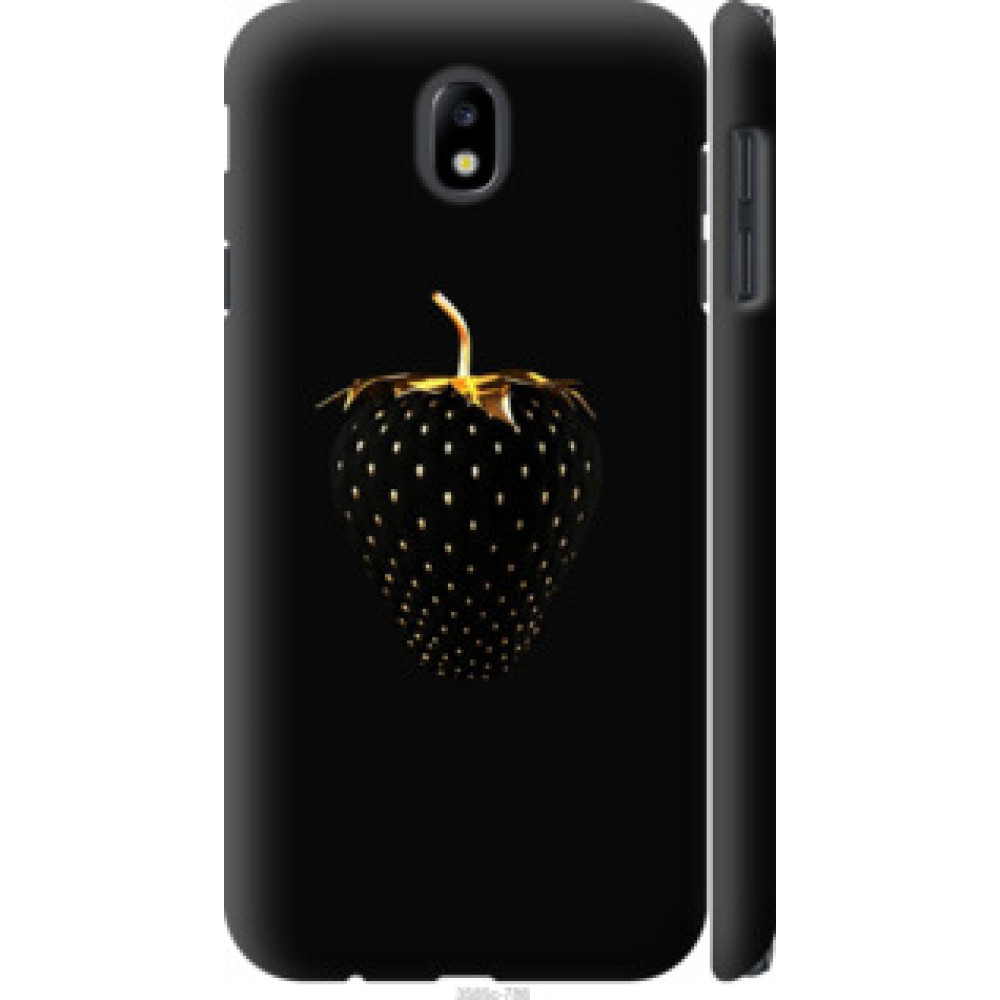 Чехол на Samsung Galaxy J7 J730 (2017) Черная клубника (3585c-786)