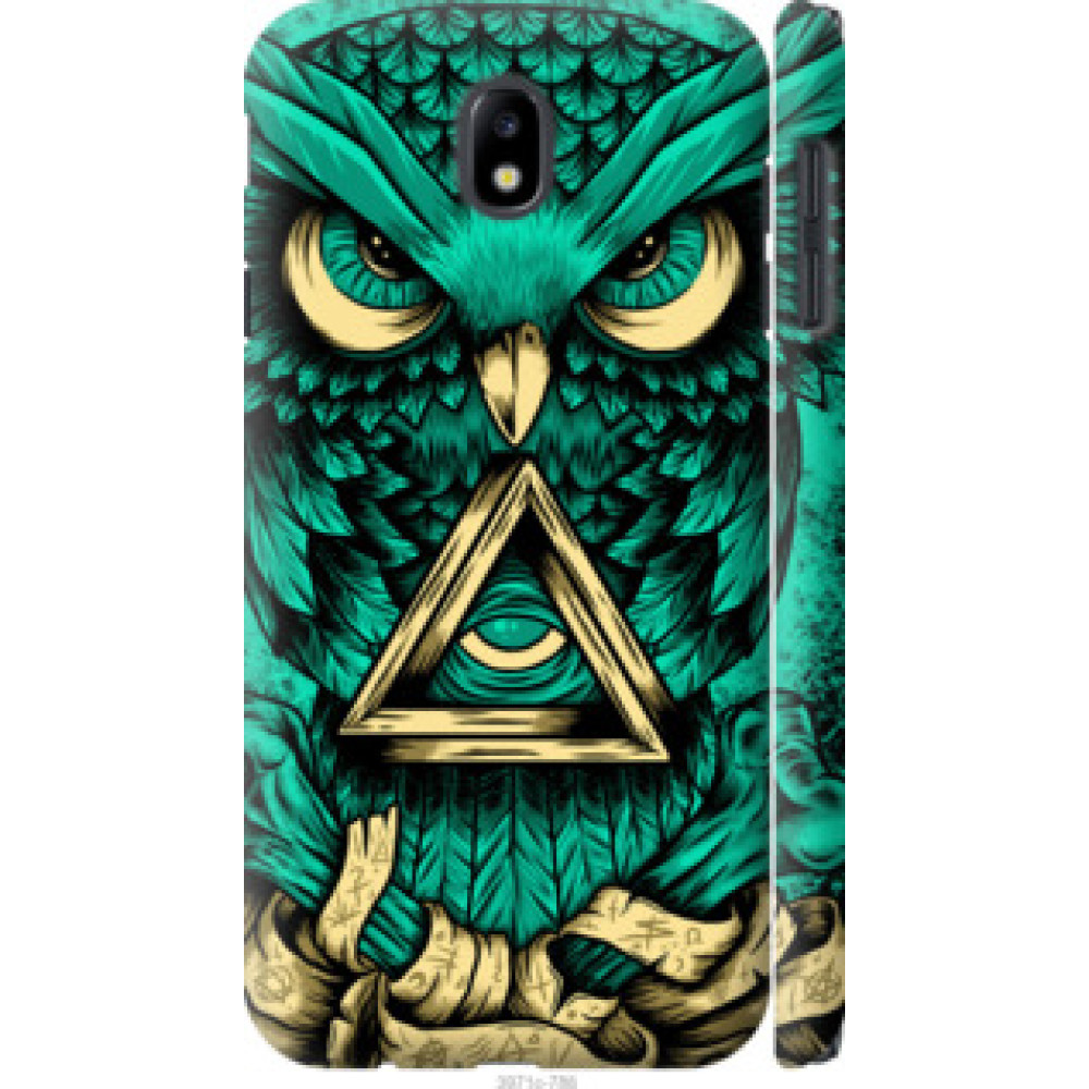 Чехол на Samsung Galaxy J7 J730 (2017) Сова Арт-тату (3971c-786)