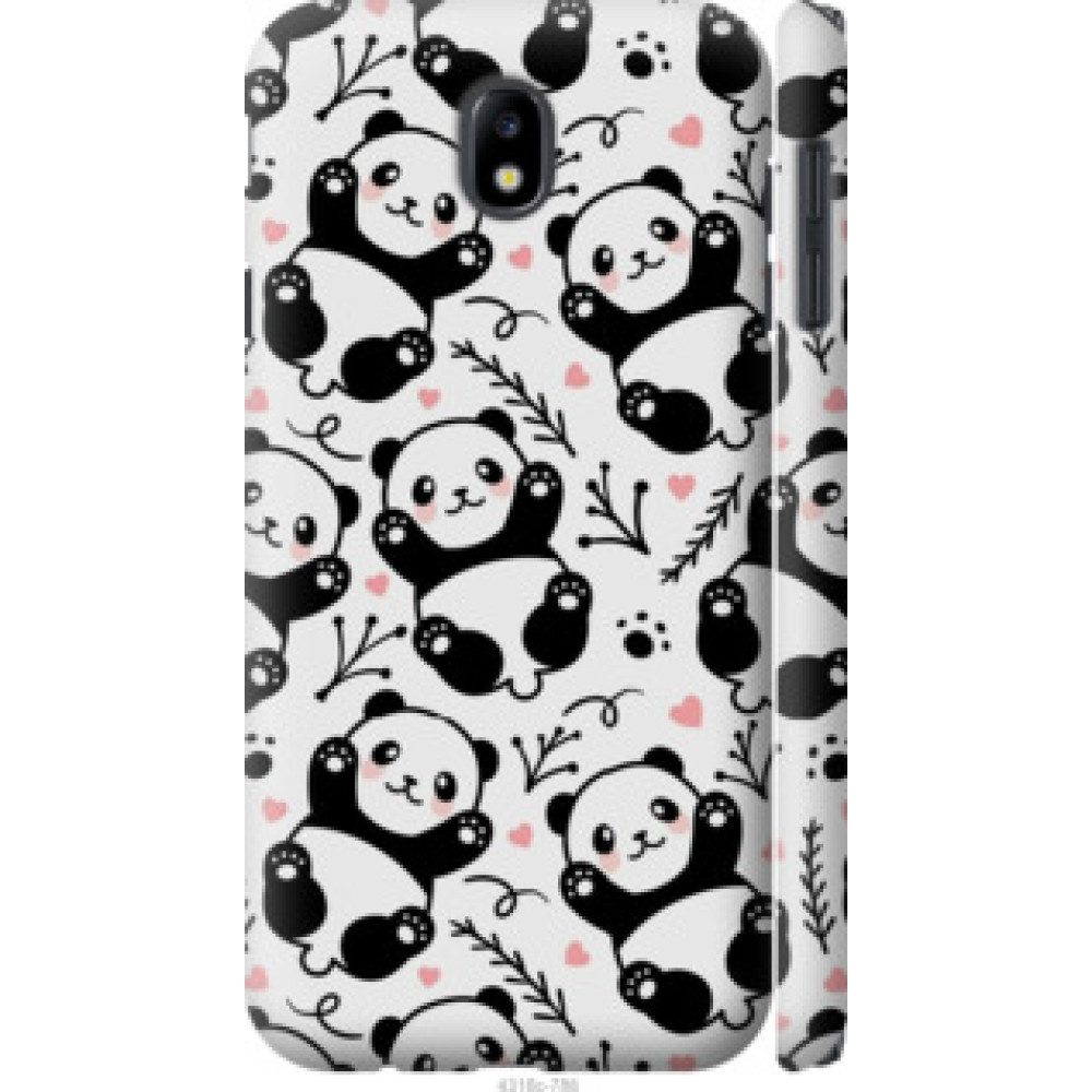 Чехол на Samsung Galaxy J7 J730 (2017) Панды (4318c-786)