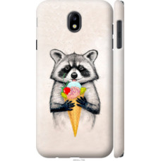 Чехол на Samsung Galaxy J7 J730 (2017) Енотик с мороженым (4602c-786)