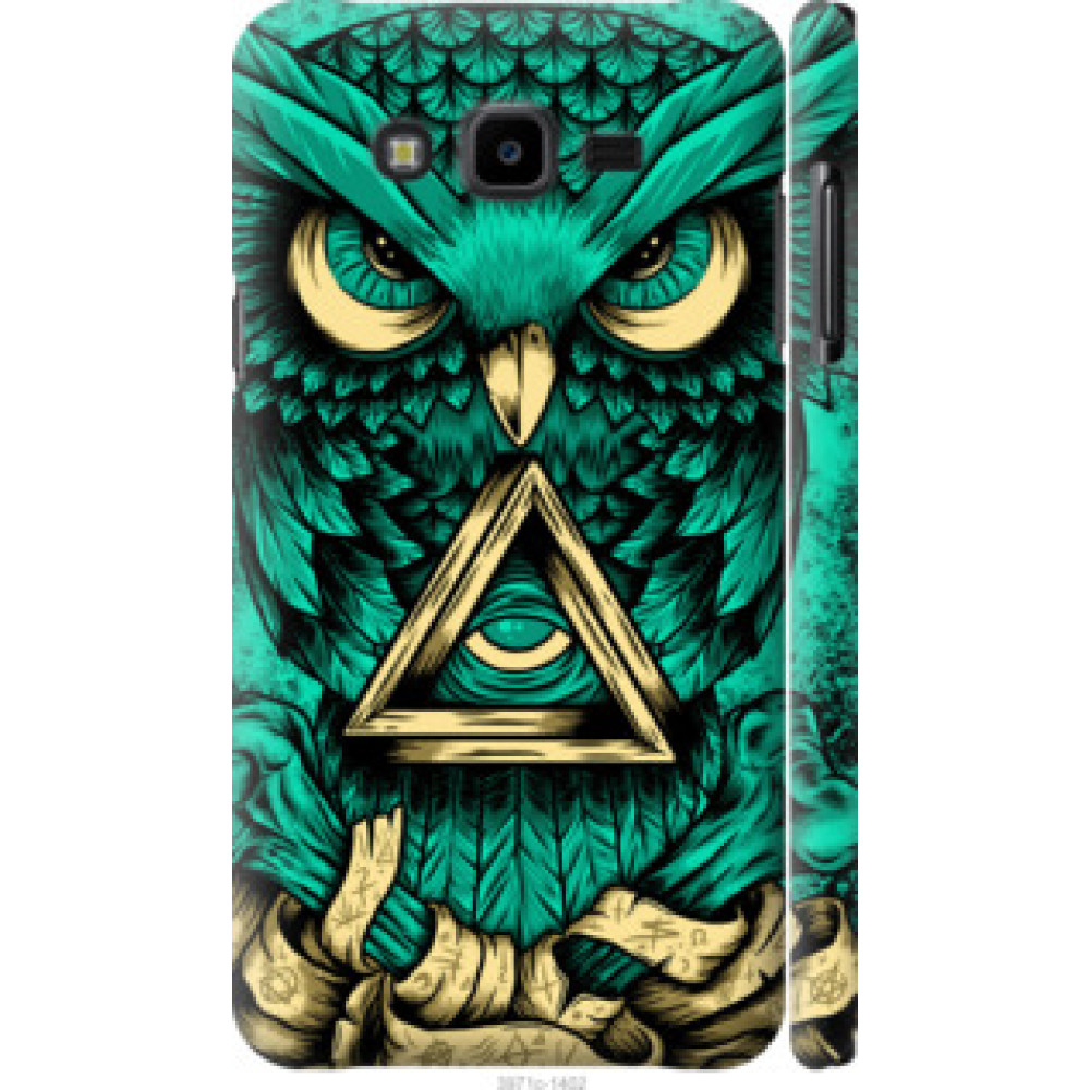 Чехол на Samsung Galaxy J7 Neo J701F Сова Арт-тату (3971c-1402)