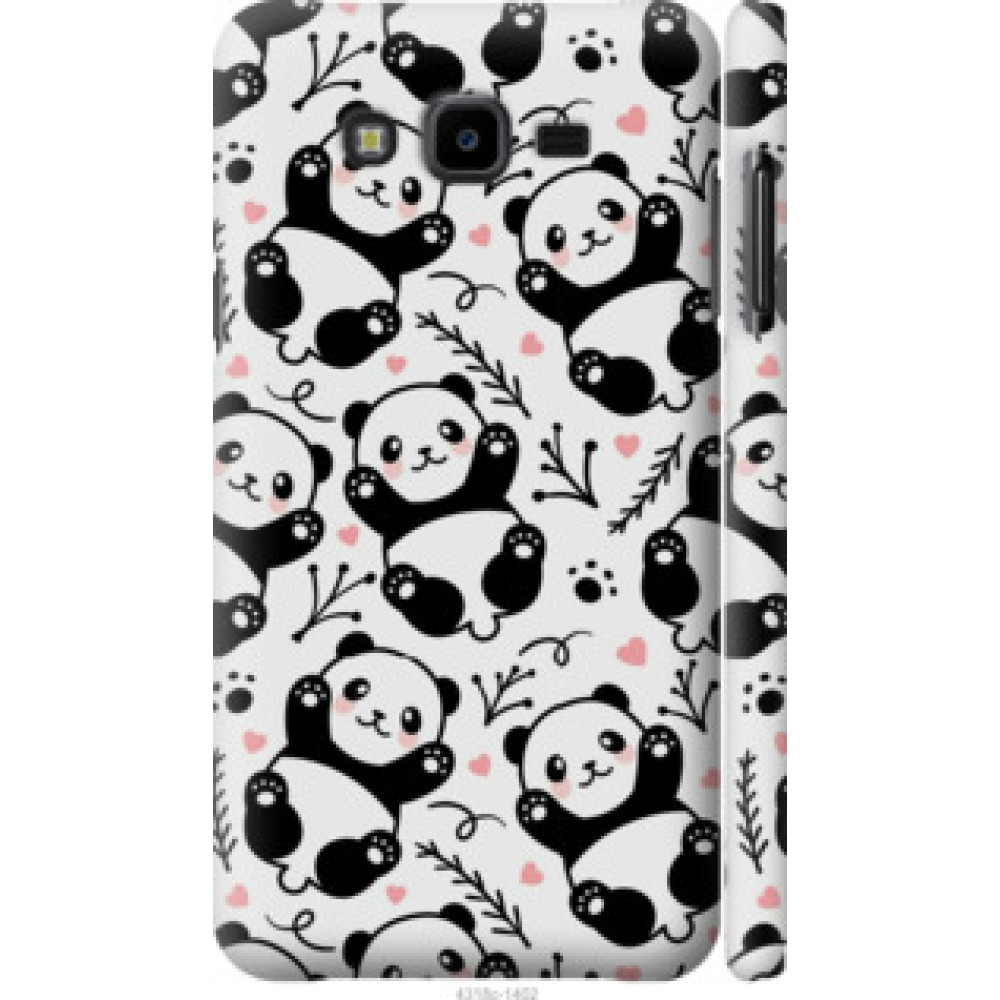 Чехол на Samsung Galaxy J7 Neo J701F Панды (4318c-1402)