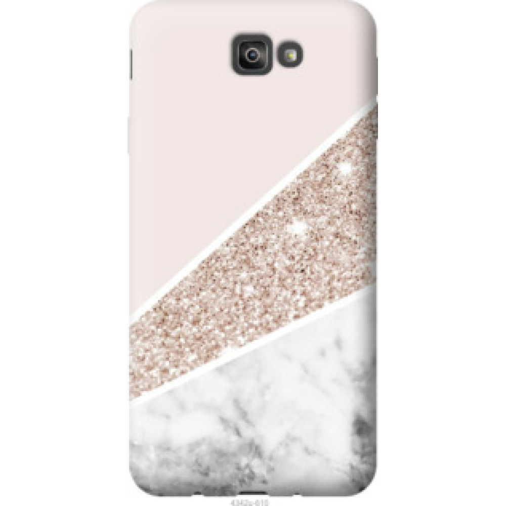 Чехол на Samsung Galaxy J7 Prime Пастельный мрамор (4342u-610)