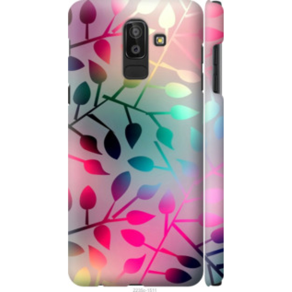Чехол на Samsung Galaxy J8 2018 Листья (2235c-1511)