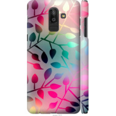 Чехол на Samsung Galaxy J8 2018 Листья (2235c-1511)