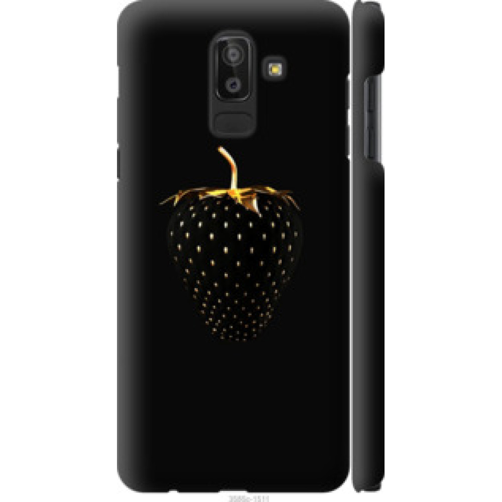 Чехол на Samsung Galaxy J8 2018 Черная клубника (3585c-1511)