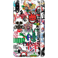 Чехол на Samsung Galaxy M10 Many different logos (4022c-1661)