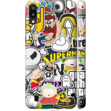 Чехол на Samsung Galaxy M10 Popular logos (4023c-1661)