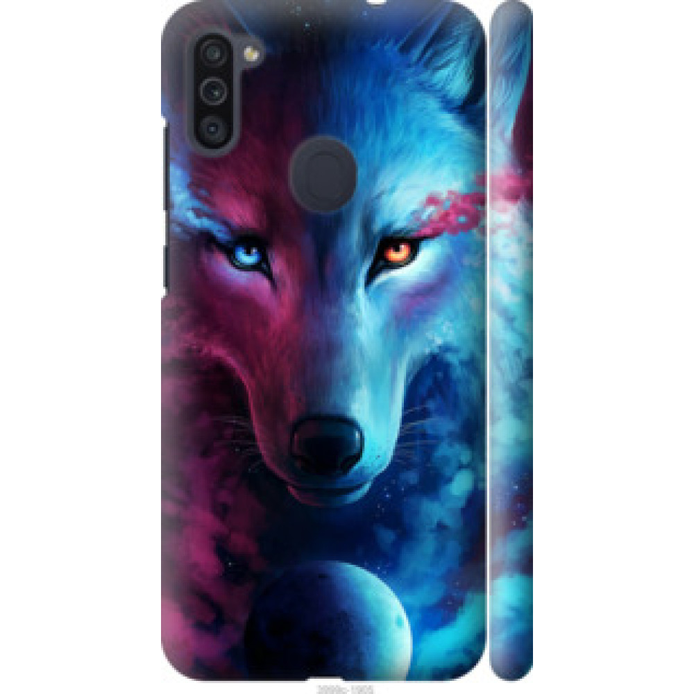 Чохол на Samsung Galaxy A11 A115F Арт-волк (3999c-2012)