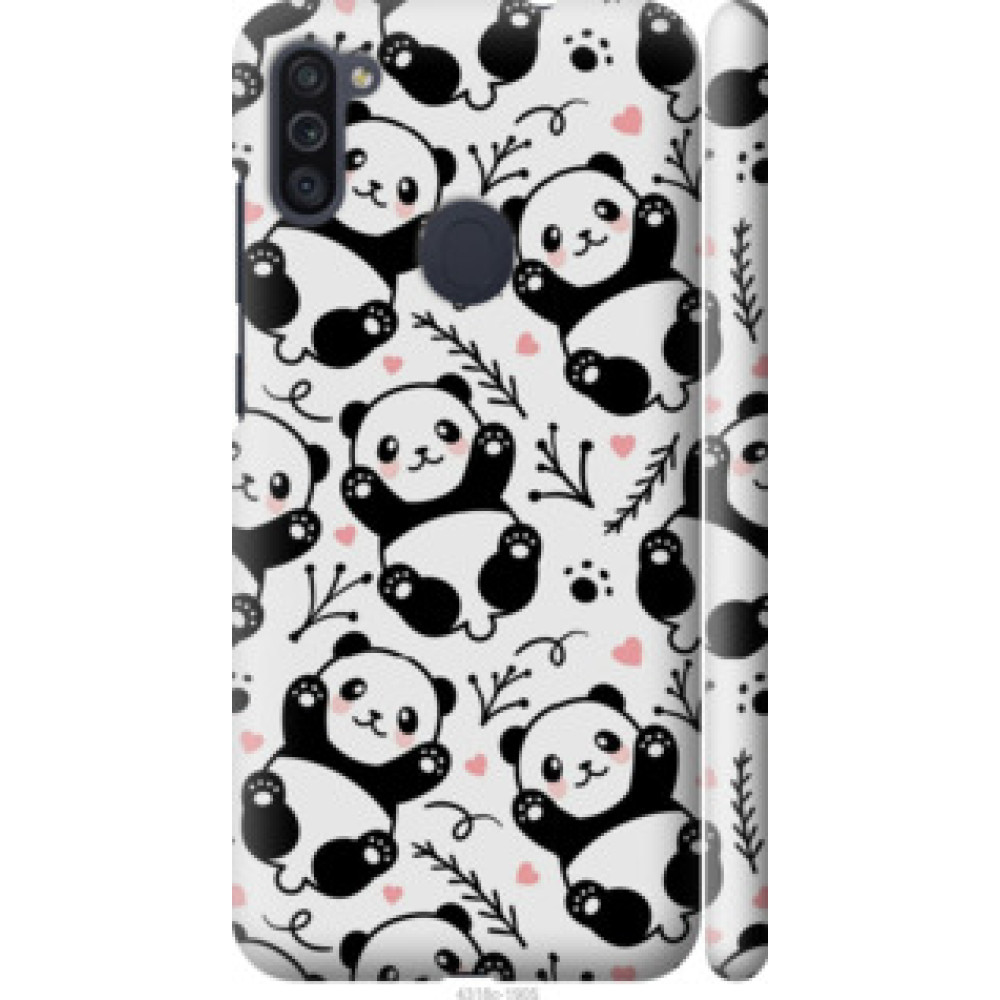 Чехол на Samsung Galaxy A11 A115F Панды (4318c-2012)