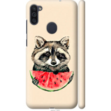 Чехол на Samsung Galaxy A11 A115F Енотик с арбузом (4605c-2012)