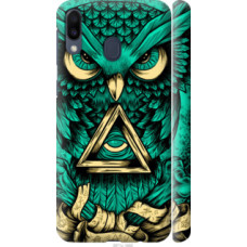 Чехол на Samsung Galaxy M20 Сова Арт-тату (3971c-1660)