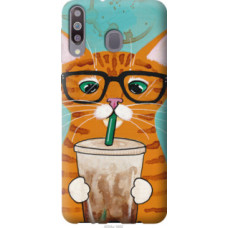 Чехол на Samsung Galaxy M30 Зеленоглазый кот в очках (4054u-1682)