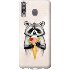 Чехол на Samsung Galaxy M30 Енотик с мороженым (4602u-1682)