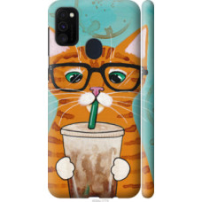 Чехол на Samsung Galaxy M30s 2019 Зеленоглазый кот в очках (4054c-1774)