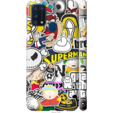 Чехол на Samsung Galaxy M31 M315F Popular logos (4023c-1907)