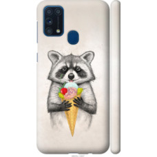 Чехол на Samsung Galaxy M31 M315F Енотик с мороженым (4602c-1907)