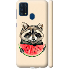 Чехол на Samsung Galaxy M31 M315F Енотик с арбузом (4605c-1907)