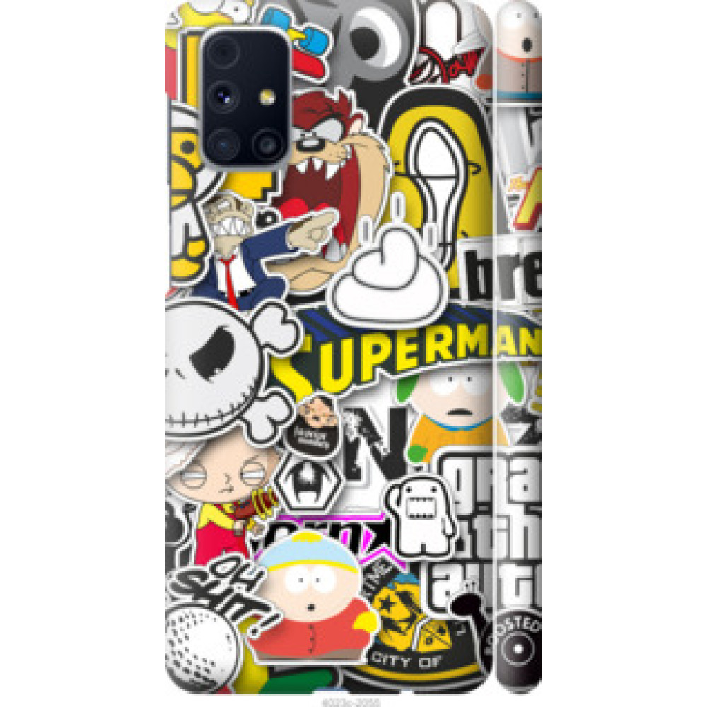 Чохол на Samsung Galaxy M31s M317F Popular logos (4023c-2055)