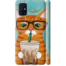 Чехол на Samsung Galaxy M31s M317F Зеленоглазый кот в очках (4054c-2055)