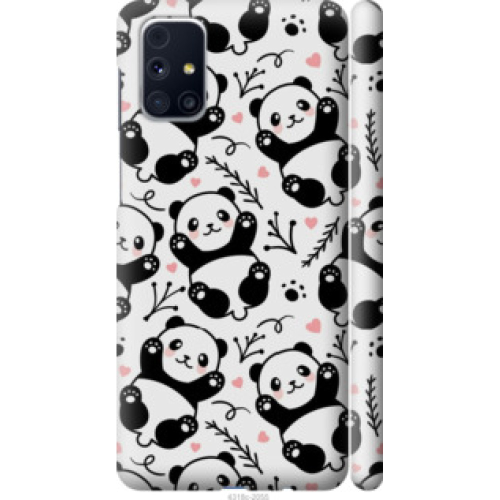 Чехол на Samsung Galaxy M31s M317F Панды (4318c-2055)