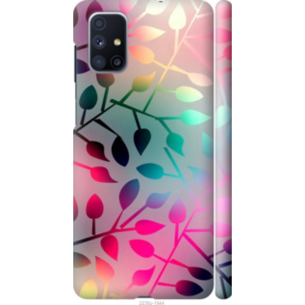 Чехол на Samsung Galaxy M51 M515F Листья (2235c-1944)