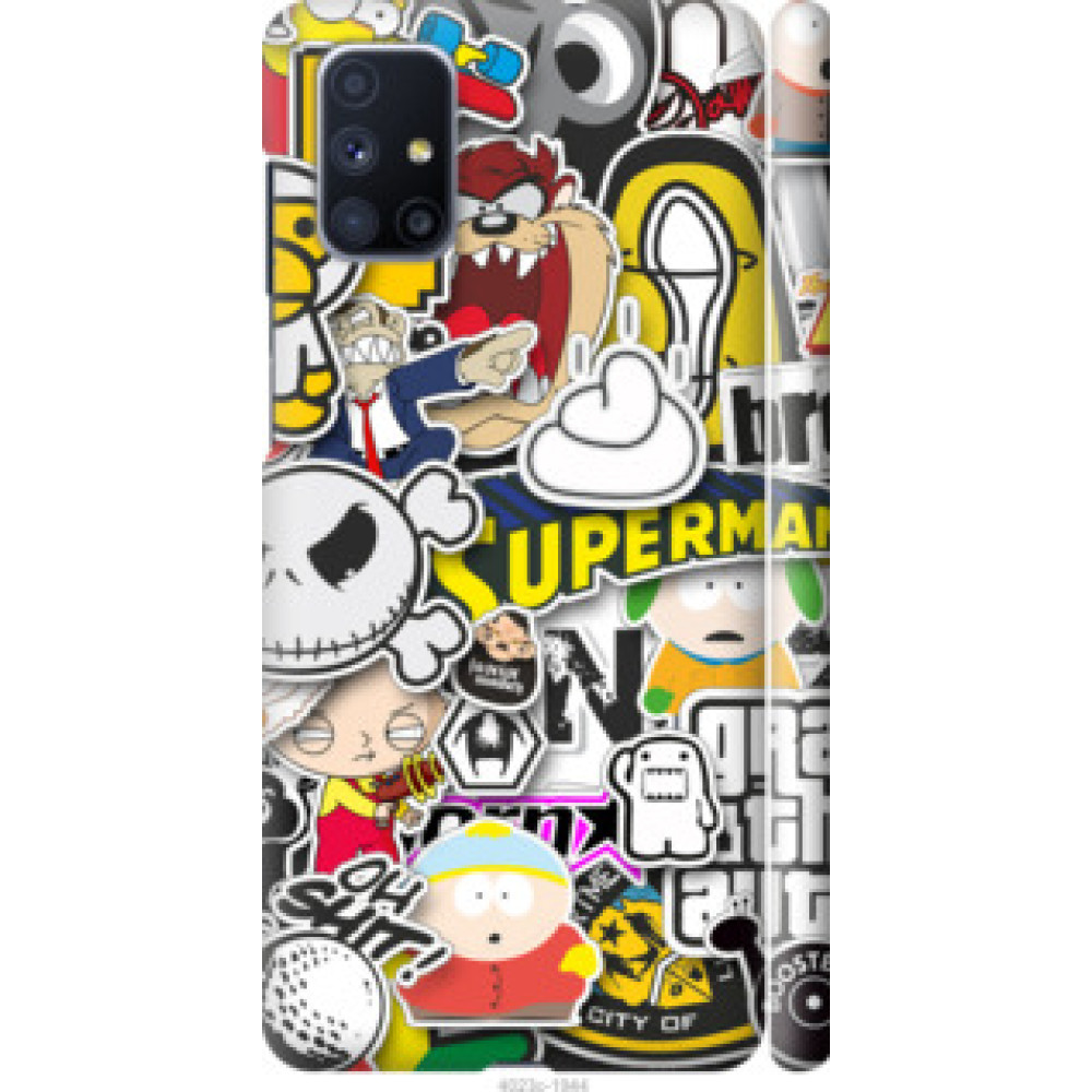 Чохол на Samsung Galaxy M51 M515F Popular logos (4023c-1944)
