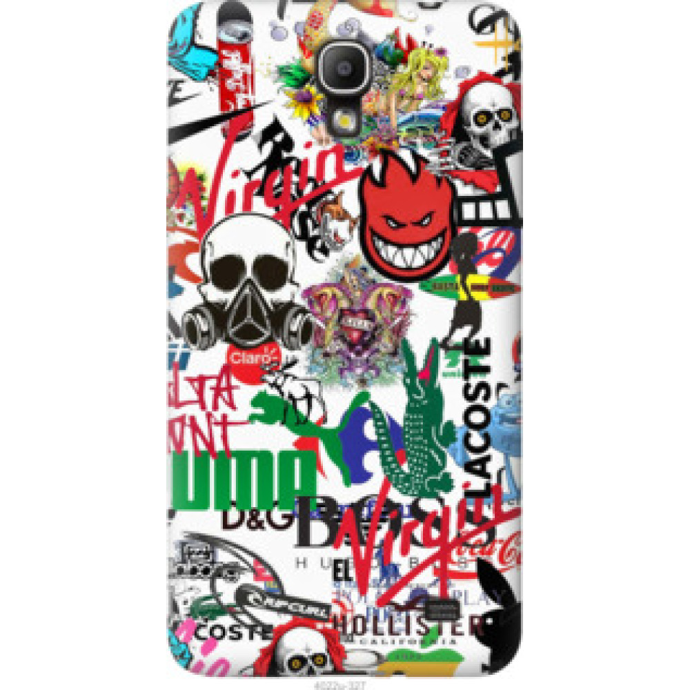 Чохол на Samsung Galaxy Mega 2 Duos G750 Many different logos (4022u-327)