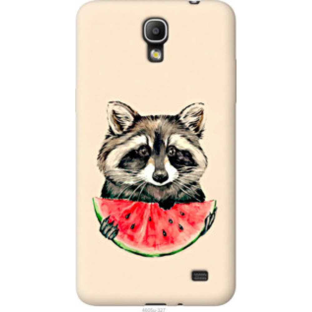 Чохол на Samsung Galaxy Mega 2 Duos G750 Енотик с арбузом (4605u-327)