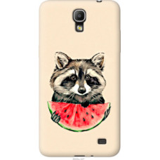 Чехол на Samsung Galaxy Mega 2 Duos G750 Енотик с арбузом (4605u-327)