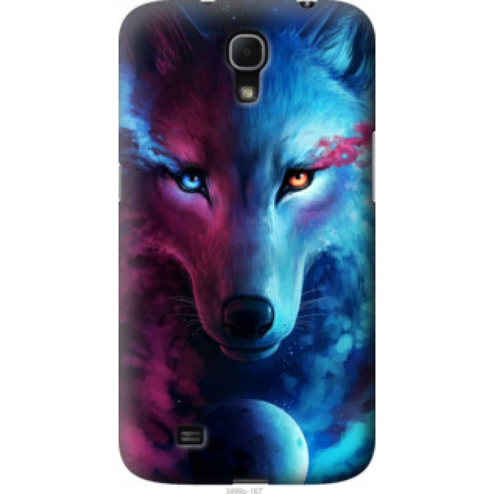 Чохол на Samsung Galaxy Mega 6.3 i9200 Арт-волк (3999u-167)