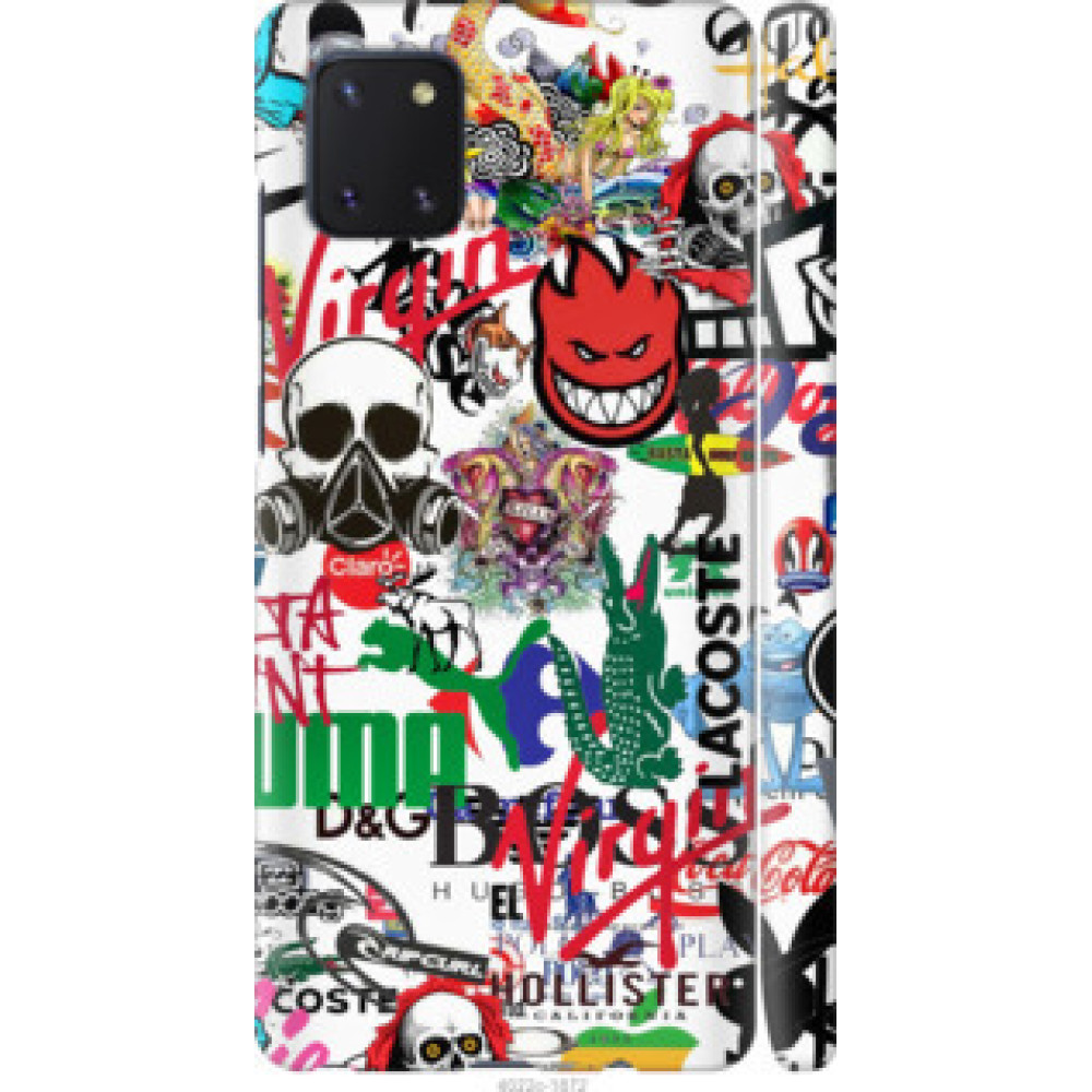 Чохол на Samsung Galaxy Note 10 Lite Many different logos (4022c-1872)