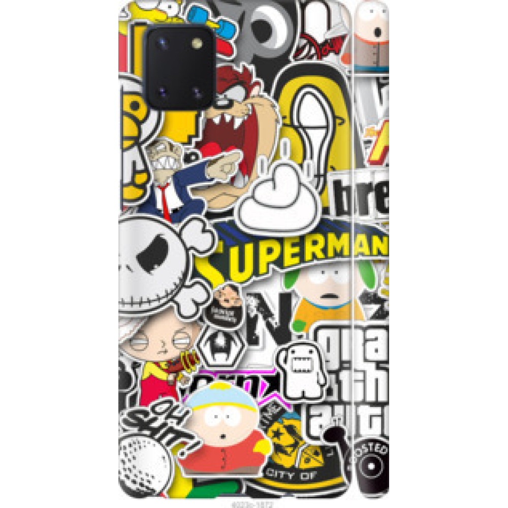 Чохол на Samsung Galaxy Note 10 Lite Popular logos (4023c-1872)