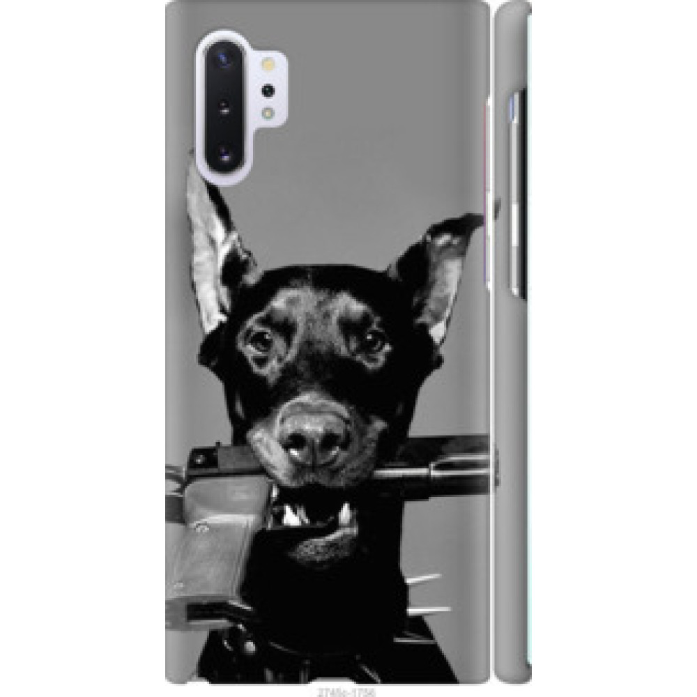 Чехол на Samsung Galaxy Note 10 Plus Доберман (2745c-1756)