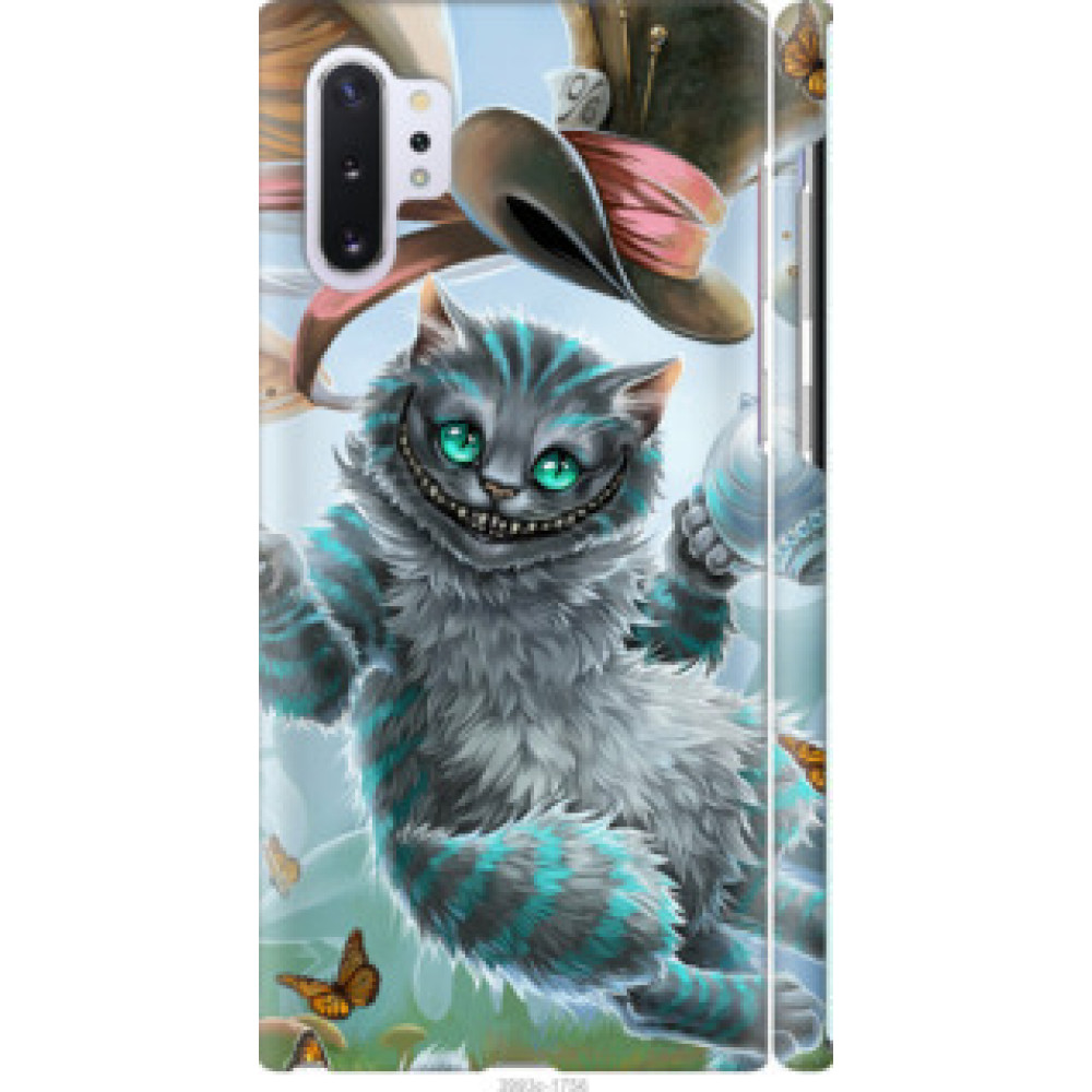 Чехол на Samsung Galaxy Note 10 Plus Чеширский кот 2 (3993c-1756)