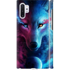 Чехол на Samsung Galaxy Note 10 Plus Арт-волк (3999c-1756)